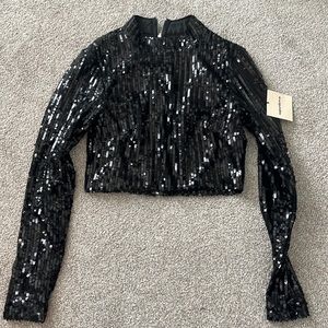 Sparkle crop - never worn from revolve
